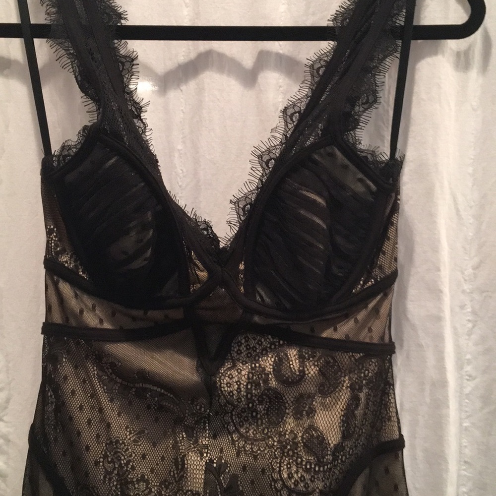 Sexy BEBE Lace overlay dress